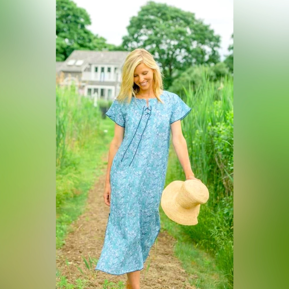 NWT TUCKERNUCK Safari Toile Long Caftan. Size XS.